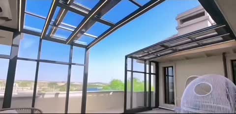 开合采光实拍 · 露台